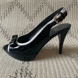 Stuart Weitzman Ginger Black Patent - LW06880